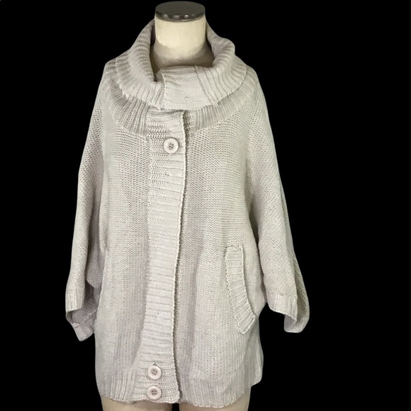 FINAL SALE  Beige. Cowl Neck Sweater, XL , EUC - Picture 1 of 4